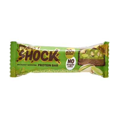 Батончик глазированный "Фисташка-Шоколад" Arabic Collection FitnesShock