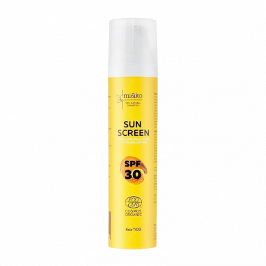 Крем для лица и тела солнцезащитный Sun Screen SPF 30 COSMOS ORGANIC MiKo