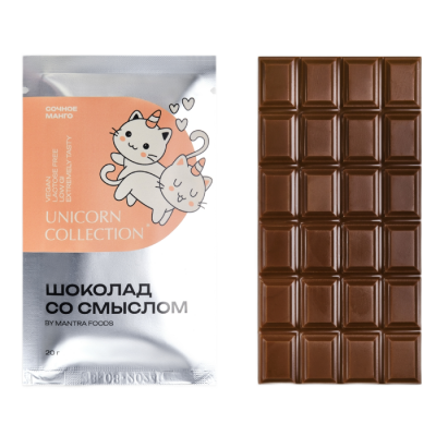Шоколад со смыслом "Сочное манго" Mantra Foods
